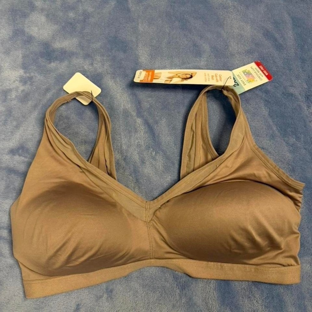 Warner's Simply Perfect Wire Free Bra Size XXL Color: tan